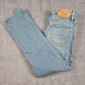 Polo Ralph Lauren Jeans Kids Size 12 Light Blue adjustable Straight Leg jeans